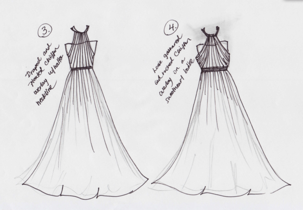CourtneyHillGownDesignSketches