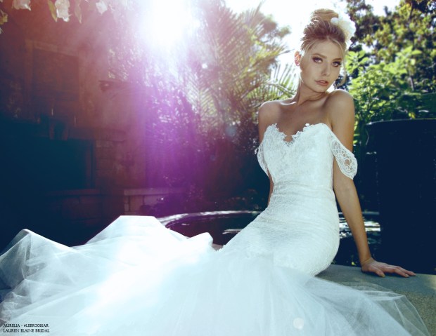 Best mermaid wedding gowns for 2015. Dramatic backless mermaid gown.