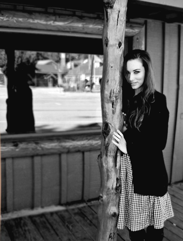 Lauren Elaine, Fawnskin Lodge, Big Bear, gingham dress