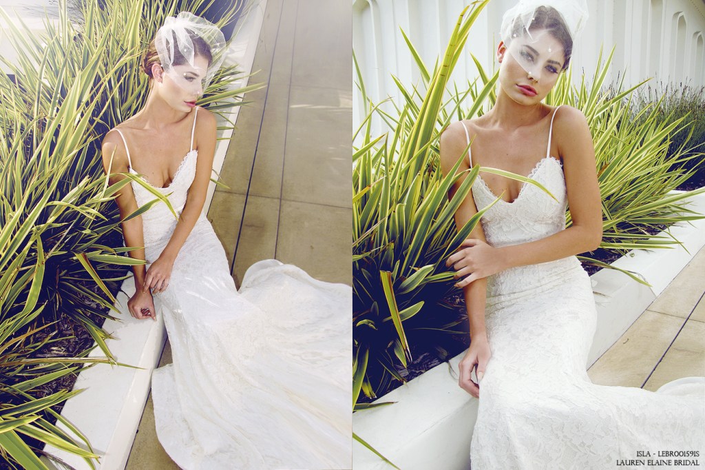 Best 2017 destination beach wedding gowns by Lauren Elaine