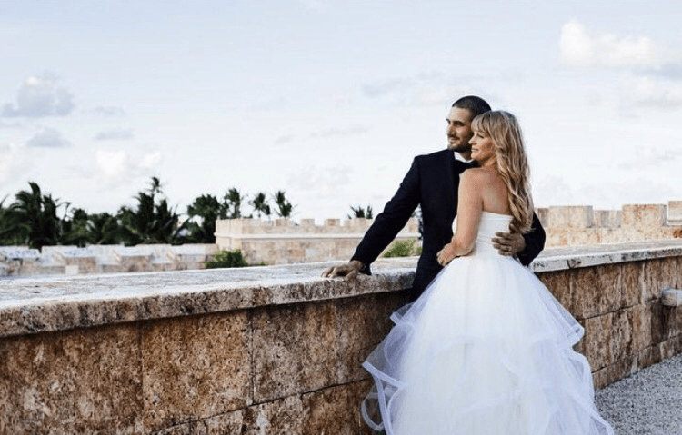 Lauren Elaine Lotus Gown - Real Weddings