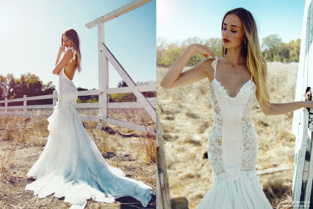 Aislin Gown by Lauren Elaine Bridal photographed in Los Olivos, California