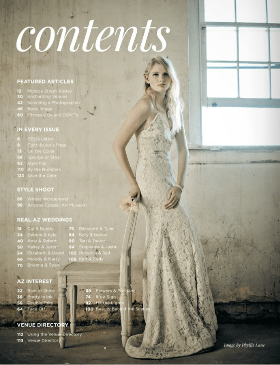 Lauren Elaine Isla Gown for Weddings Arizona WedAZ Magazine