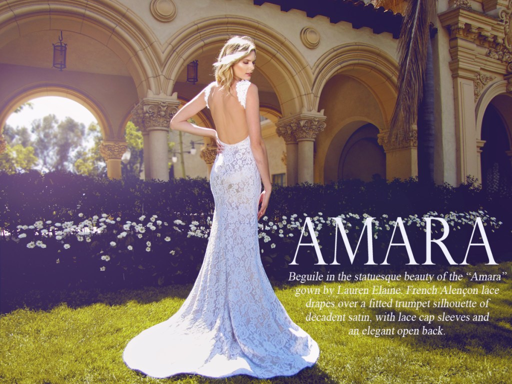 Amara by Lauren Elaine Bridal Wedding Gown