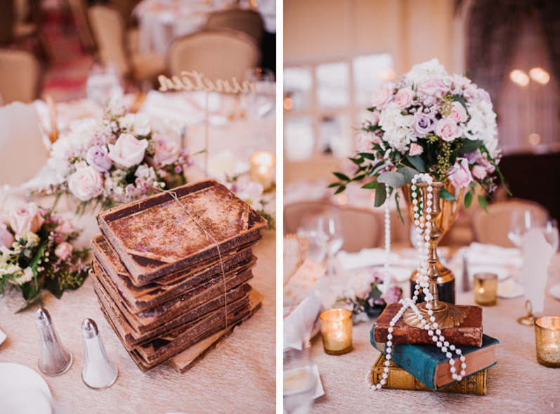 Vintage french-inspired wedding decor