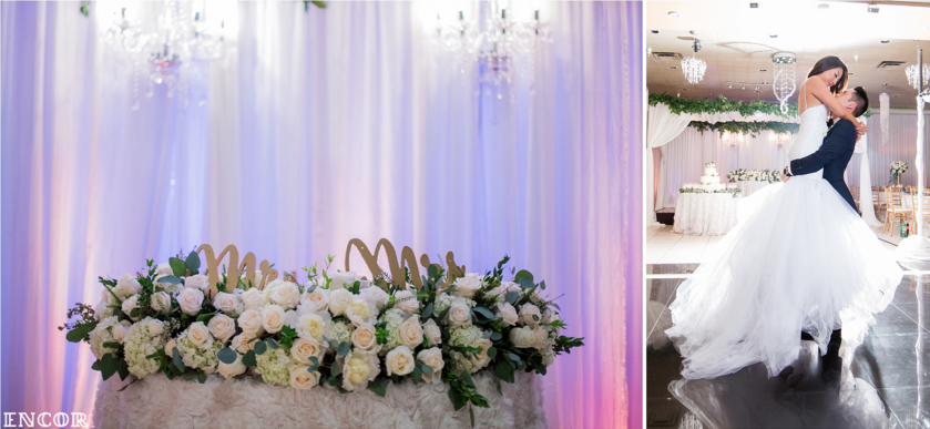 Encor Studio capture of Michele and Michael's Wedding at Mon Amour Banquet Hall