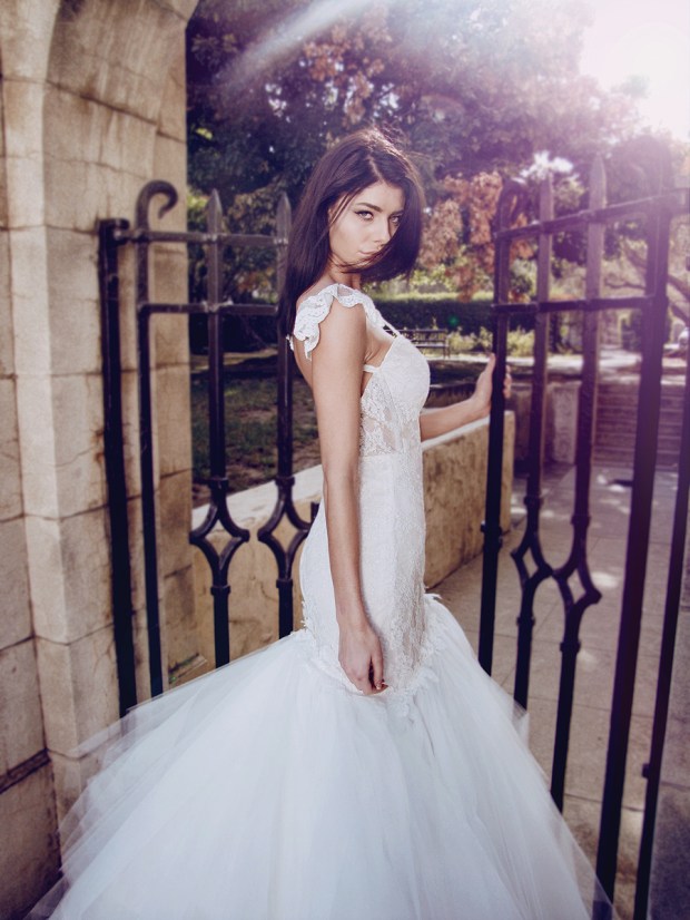 "Calais" wedding gown by Lauren Elaine Bridal for Bridal Fashion Week Spring/Summer 2017