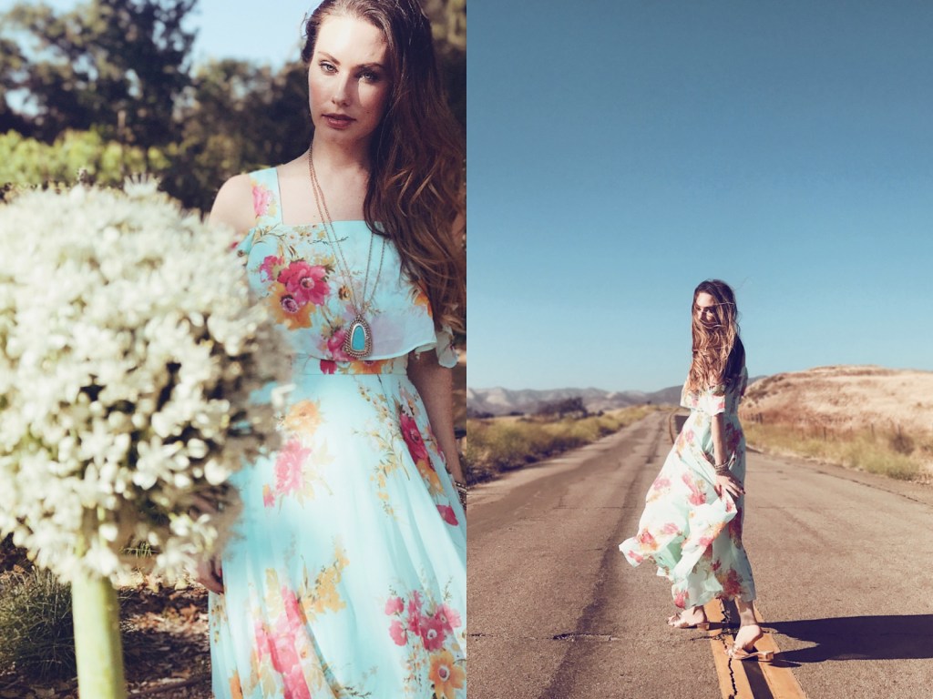 Fashion Designer Lauren Elaine explores the Foxen Canyon Wine Trail in Los Olivos Santa Ynez Wine Country in California