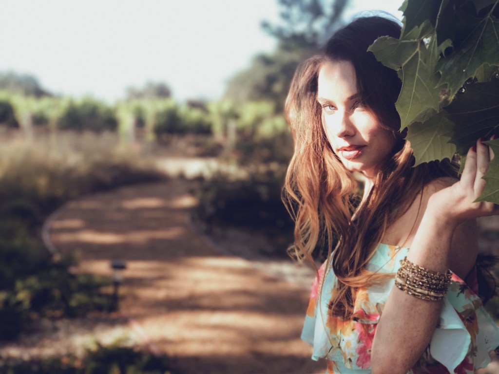 Fashion Designer Lauren Elaine explores Fess Parker Winery in Santa Ynez Central Coast Wine California wine country