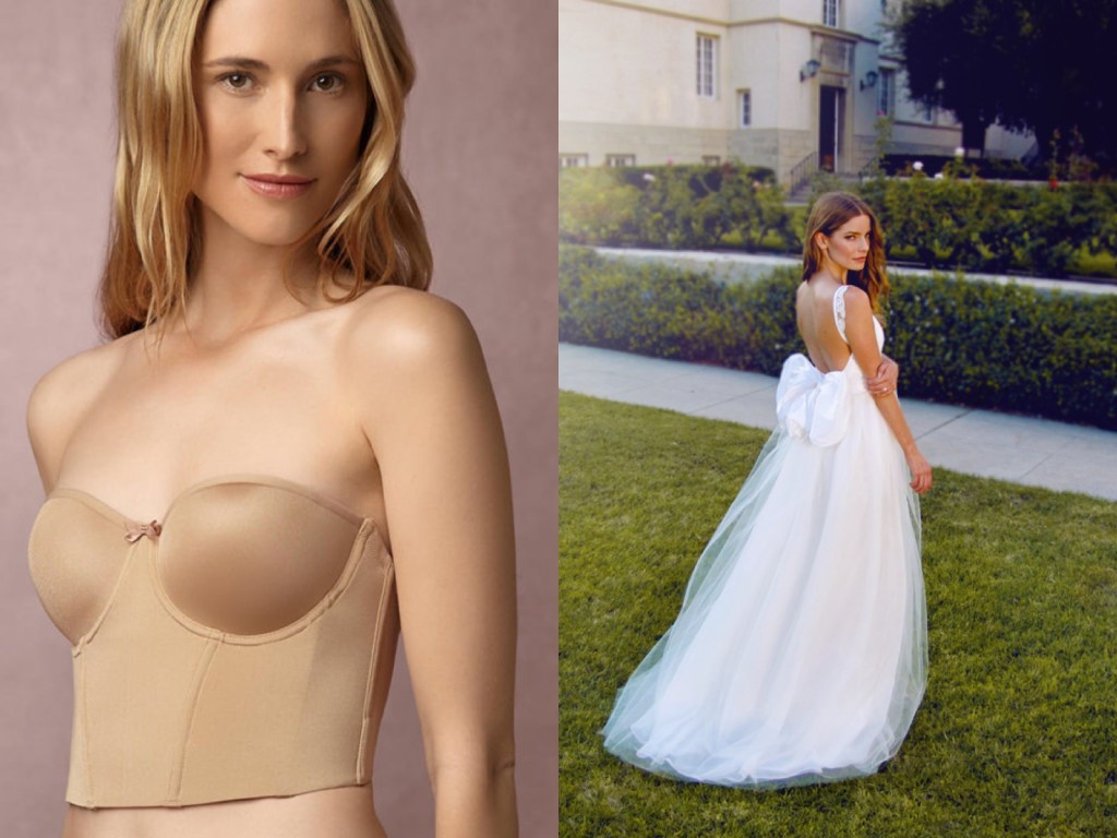 Best corset lingerie for backless wedding dresses