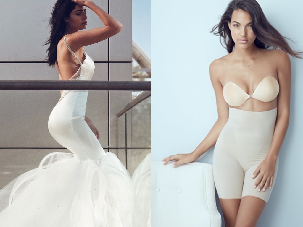 The best lingerie for backless wedding gowns