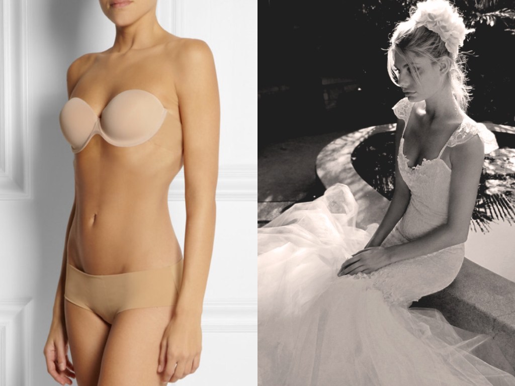 The best nude lingerie for backless wedding dresses and bridal gowns
