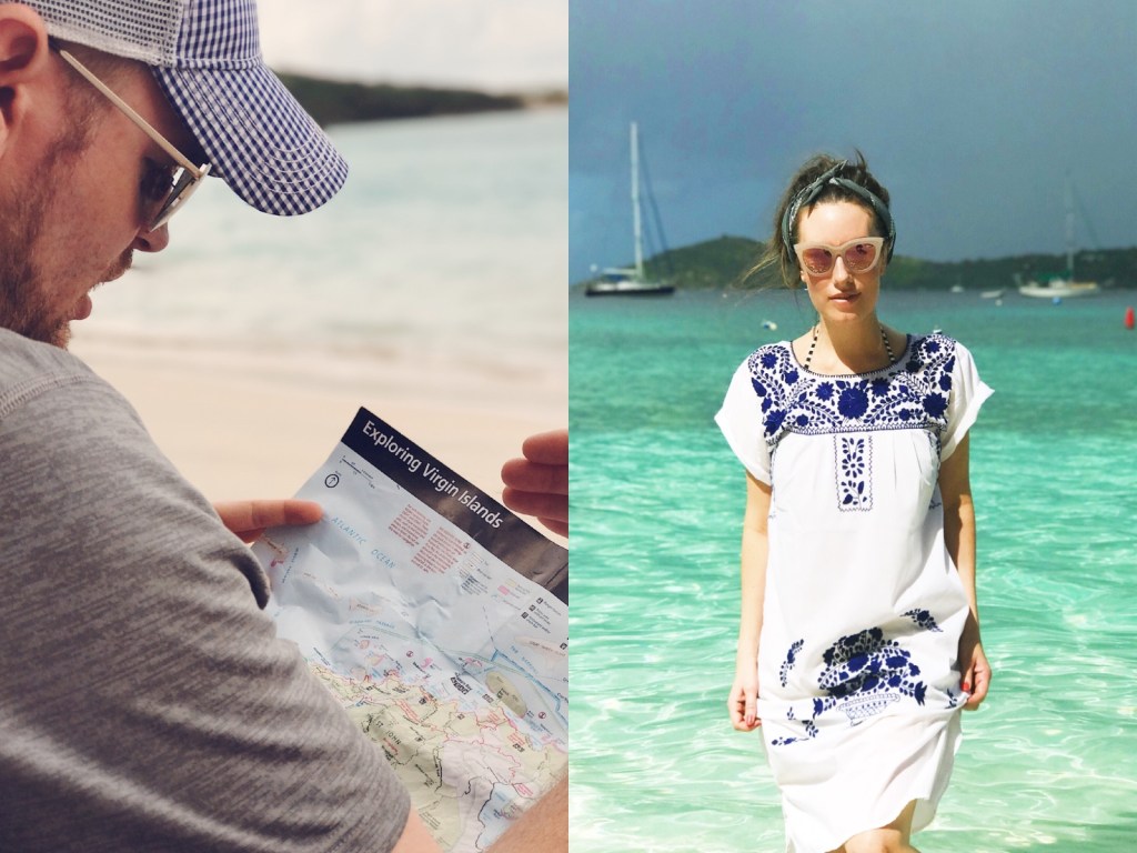 Fashion Designer Lauren Elaine explores saint john in the US virgin Islands