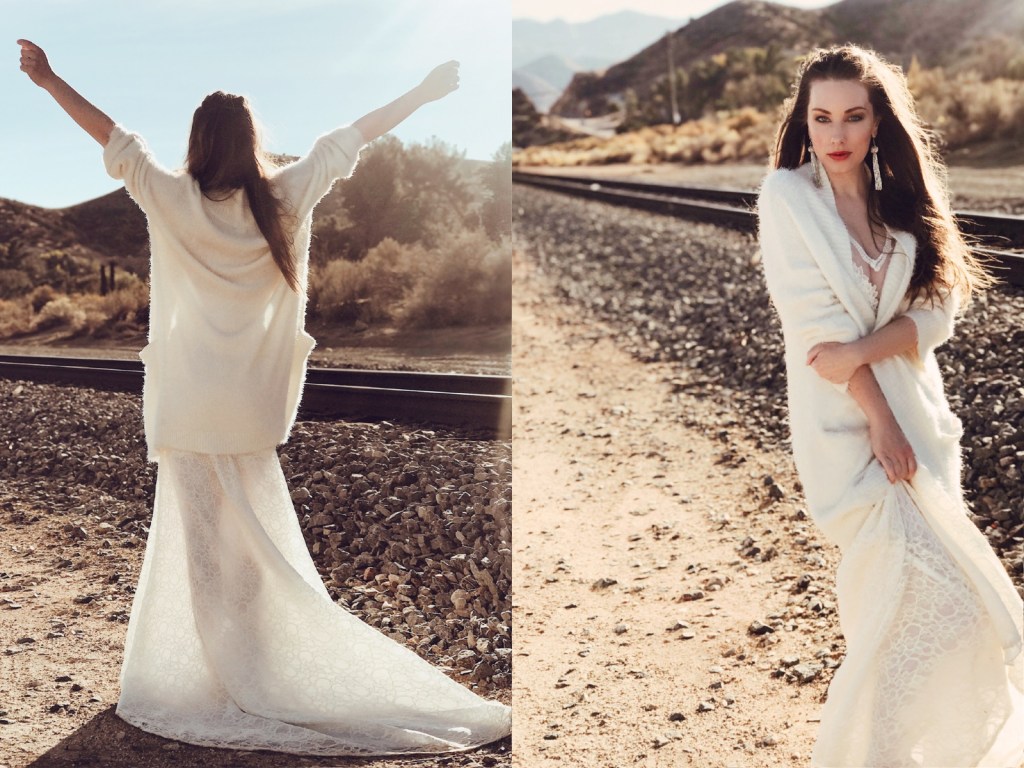 Bridal Designer Lauren Elaine shares the history of wedding gown trains and customizable train options