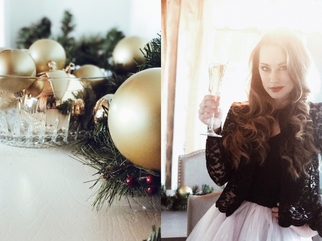 Los Angeles Bridal Designer shares a look at her home Castle Vista for the holidays