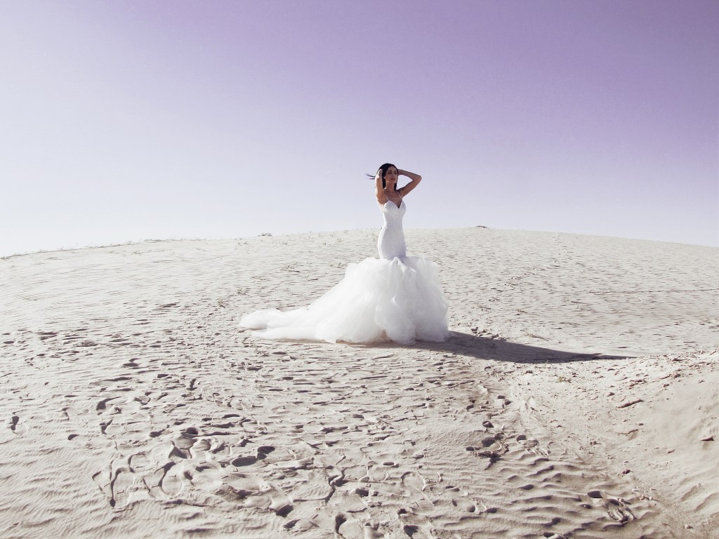 Fantasy ultra violet wedding photography by Lauren Elaine Bridal