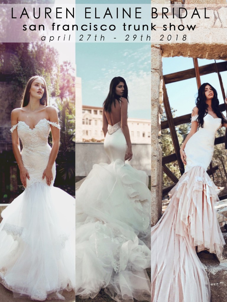 Book an appointment at the Lauren Elaine San Francisco Trunk Show in April