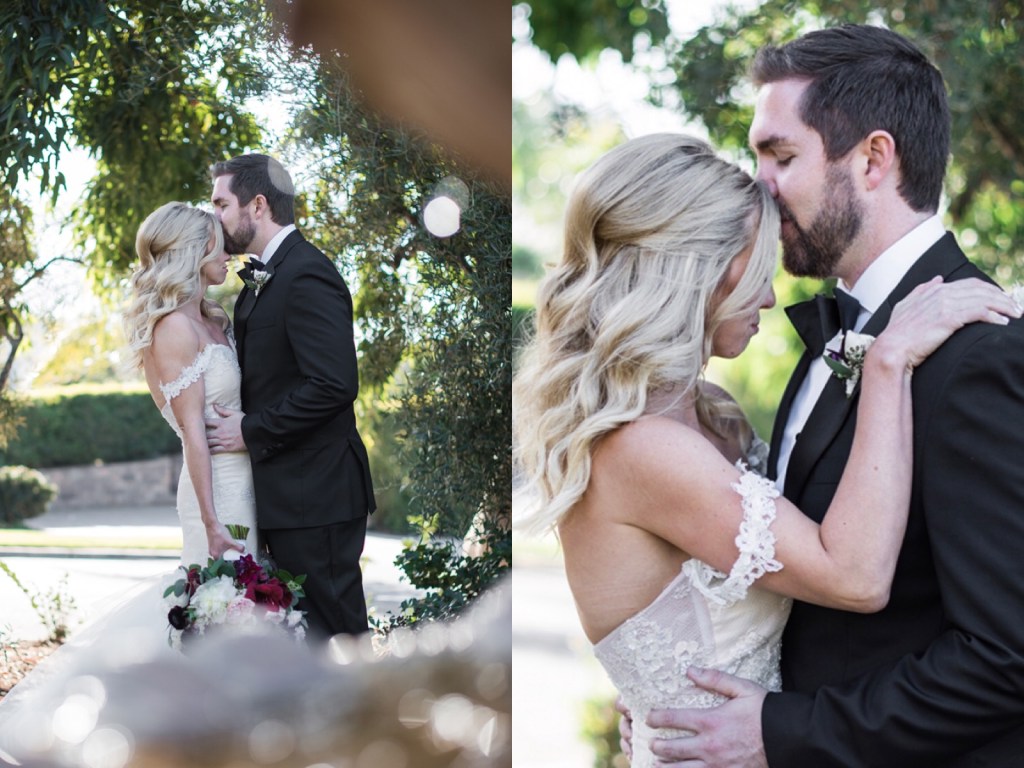 Bride Alex's wedding at the Thurdsay Club in San Diego and her custom Lauren Elaine "Capella" Gown