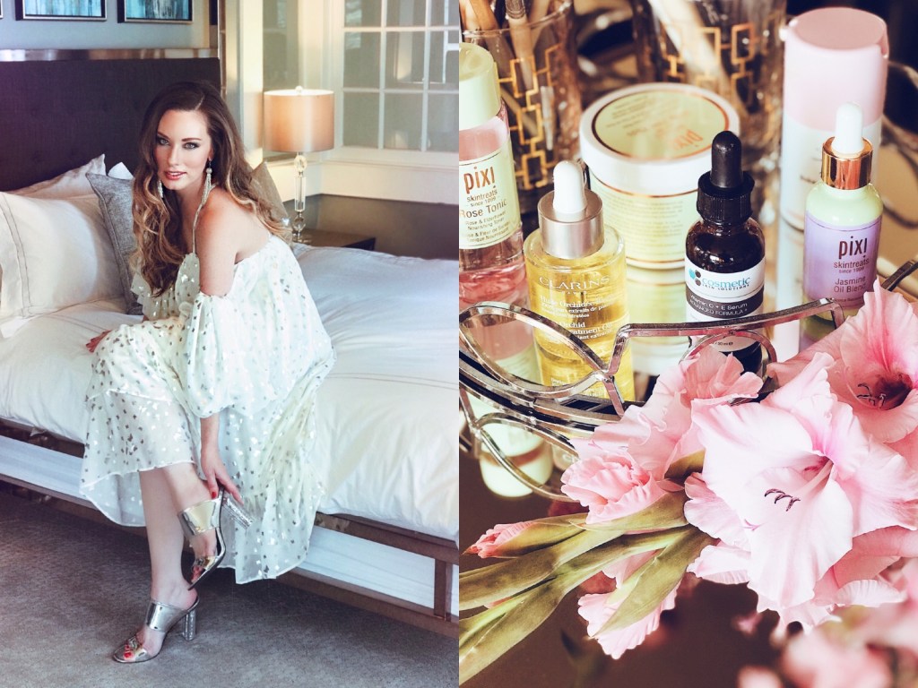 Fashion Designer and Lifestyle Blogger Lauren Elaine shares her product picks for glowing wedding skin