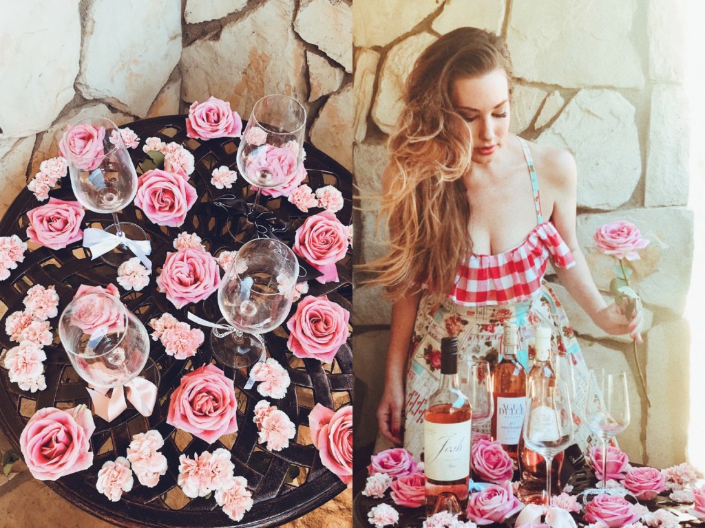 Rosé taste test results from Castle Vista and Bridal Fashion Designer Lauren Elaine
