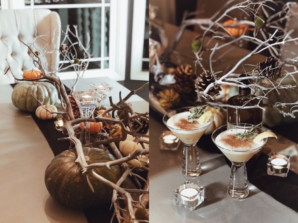 "Harvest Thyme" cocktails made with Heritage Distillery's Brown Sugar Bourbon