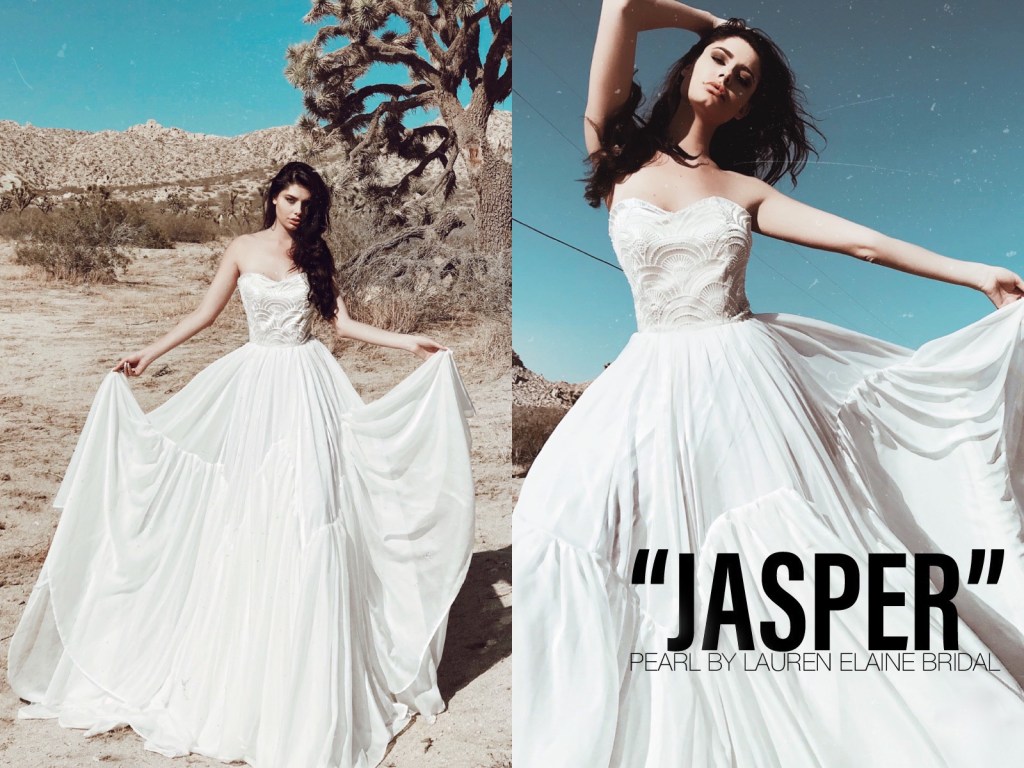 Lauren Elaine Jasper wedding dress from affordable wedding dress collection