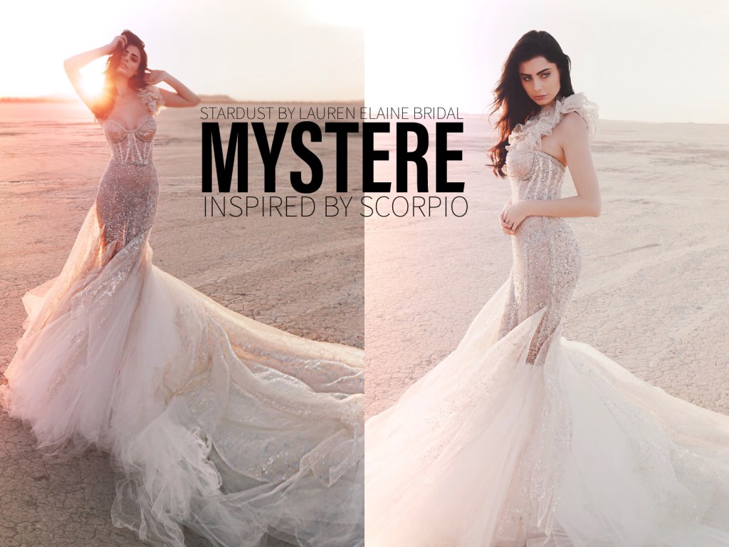 Unveiling Mystere: A Hypnotic Wedding Gown Inspired by&nbsp;Scorpio